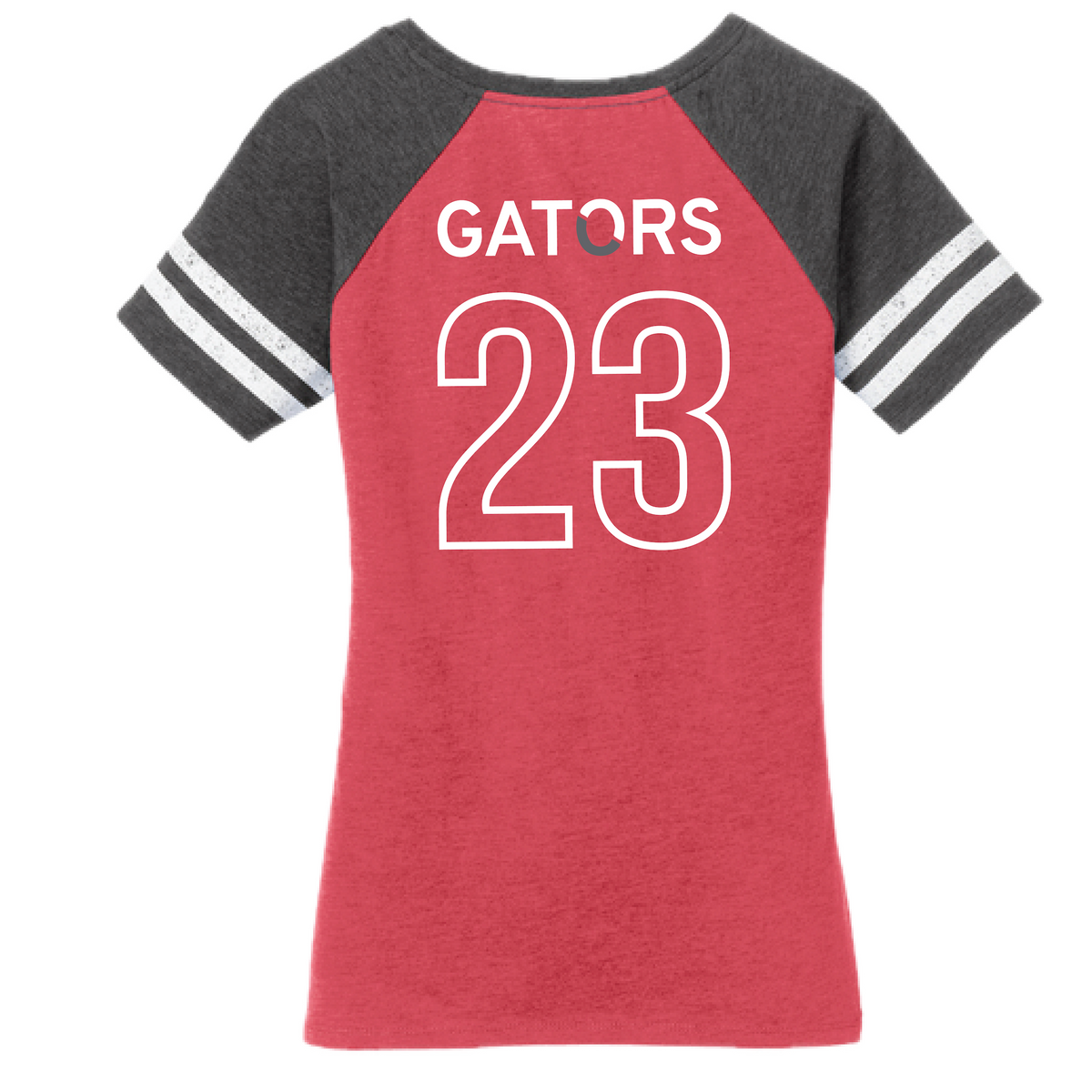 Castilleja Flag Football Women's Fit V-Neck T-Shirt
