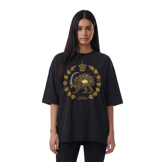 The Taj Oversized T-Shirt - Gold