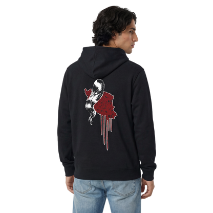 Bleeding Hearts - The Azadi Embroidered Fitted Hoodie (Seena's Collection)