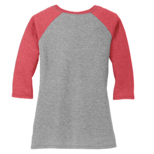 Castilleja Flag Football Women's Raglan T-Shirt