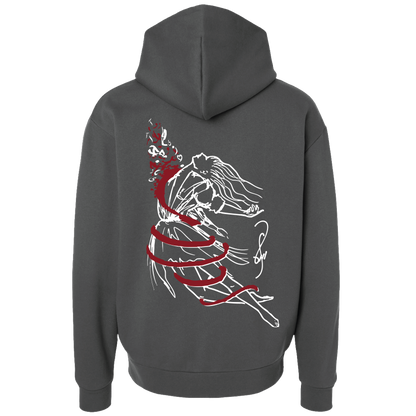 In Hope for Freedom Heavyweight Oversized Hoodie (Shamayel’s Sketch)