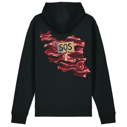 SOS Iran Fitted Hoodie