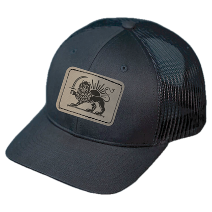 The Lion and the Sun Patch Trucker