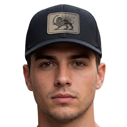 The Lion and the Sun Patch Trucker